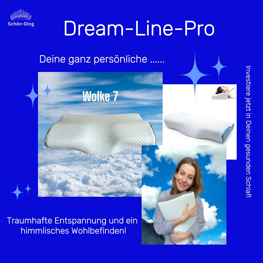 Dream-Line-Pro  Nackenkissen mit Memory-Schaum